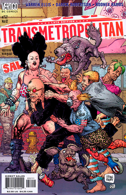 Transmetropolitan #52 (VF-NM), Comic Book, buy comic books online, online comic book store canada, sell comic books, online, comic websites, comic store,  vintige comic books, comic book store guelph, comic book store,  Long Box Silver's Comics 