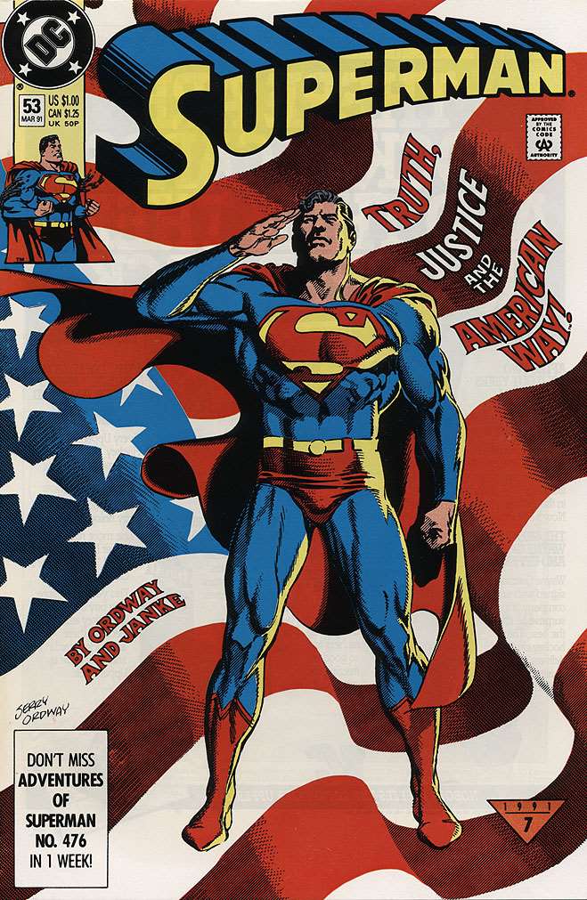 Superman (2nd Series) #53, DC Comics, Comic Book, Back Issue, buy comics online, comic book store guelph, online comic book store, local comic shop, Long Box Silver's Comics