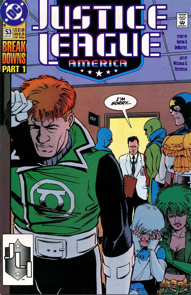 Justice League America #53 (VF-NM), Comic Book, buy comic books online, online comic book store canada, sell comic books, online, comic websites, comic store,  vintige comic books, comic book store guelph, comic book store,  Long Box Silver's Comics 