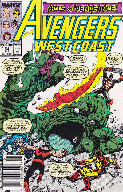 Avengers West Coast #54/NS (VF-NM), Comic Book, buy comic books online, online comic book store canada, sell comic books, online, comic websites, comic store,  vintige comic books, comic book store guelph, comic book store,  Long Box Silver's Comics 