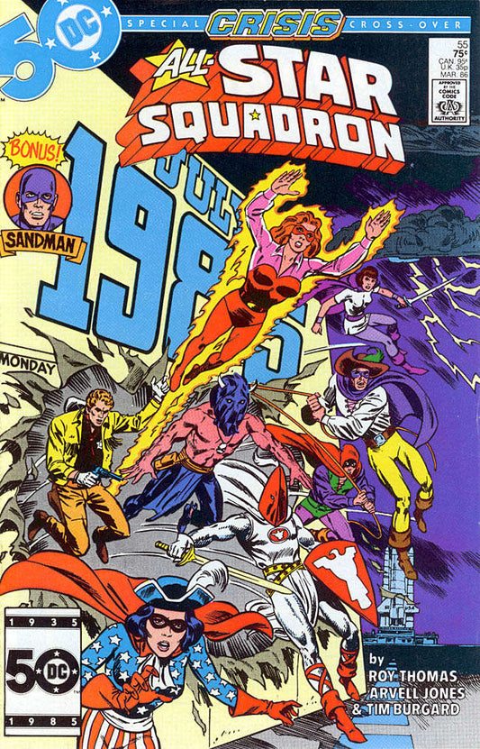 All-Star Squadron #55 (VF-NM), Comic Book, buy comic books online, online comic book store canada, sell comic books, online, comic websites, comic store,  vintige comic books, comic book store guelph, comic book store,  Long Box Silver's Comics 