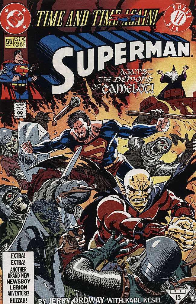 Superman (2nd Series) #55, DC Comics, Comic Book, Back Issue, buy comics online, comic book store guelph, online comic book store, local comic shop, Long Box Silver's Comics