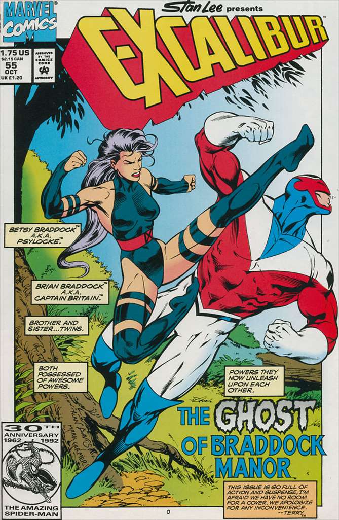 Excalibur #55, Comic Book, Back Issue, buy comic books online, order comics online, marvel comics, sell comic books, online, comic websites, comic store,  vintige comic books, comic book store guelph, comic book store, comic book store near me, Long Box Silver's Comic Book Store
