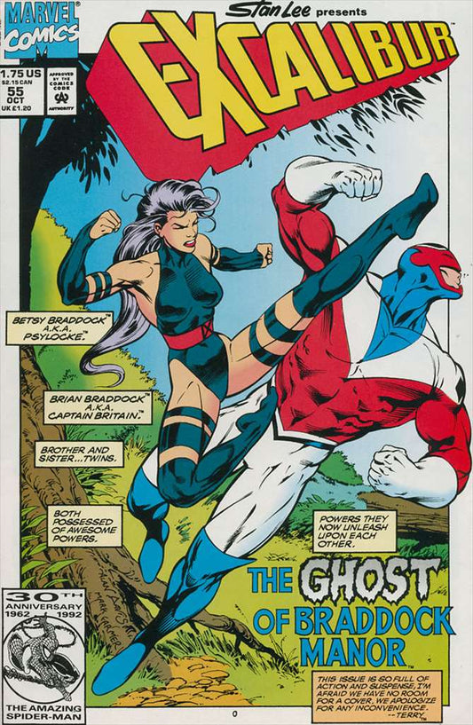 Excalibur #55, Comic Book, Back Issue, buy comic books online, order comics online, marvel comics, sell comic books, online, comic websites, comic store,  vintige comic books, comic book store guelph, comic book store, comic book store near me, Long Box Silver's Comic Book Store