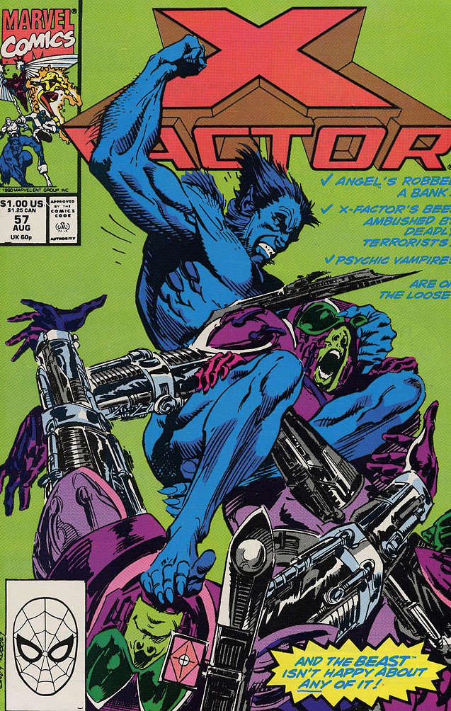X-Factor #57 (VF-NM), Comic Book, Back Issue, buy comic books online, online comic book store canada, sell comic books, online, comic websites, comic store,  vintige comic books, comic book store guelph, comic book store, comic book store near me, Long Box Silver's Comics 
