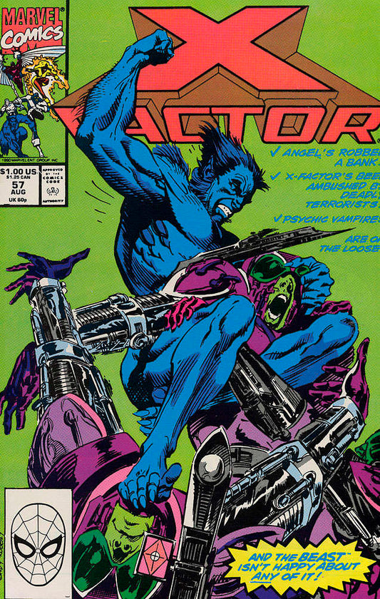 X-Factor #57 (VF-NM), Comic Book, Back Issue, buy comic books online, online comic book store canada, sell comic books, online, comic websites, comic store,  vintige comic books, comic book store guelph, comic book store, comic book store near me, Long Box Silver's Comics 