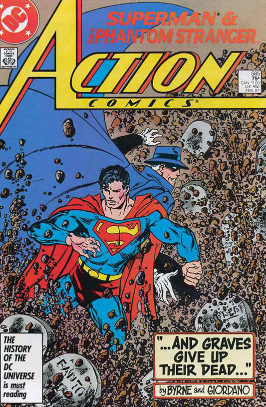 Action Comics #585 (VF-NM), Comic Book, buy comic books online, online comic book store canada, sell comic books, online, comic websites, comic store,  vintige comic books, comic book store guelph, comic book store,  Long Box Silver's Comics 