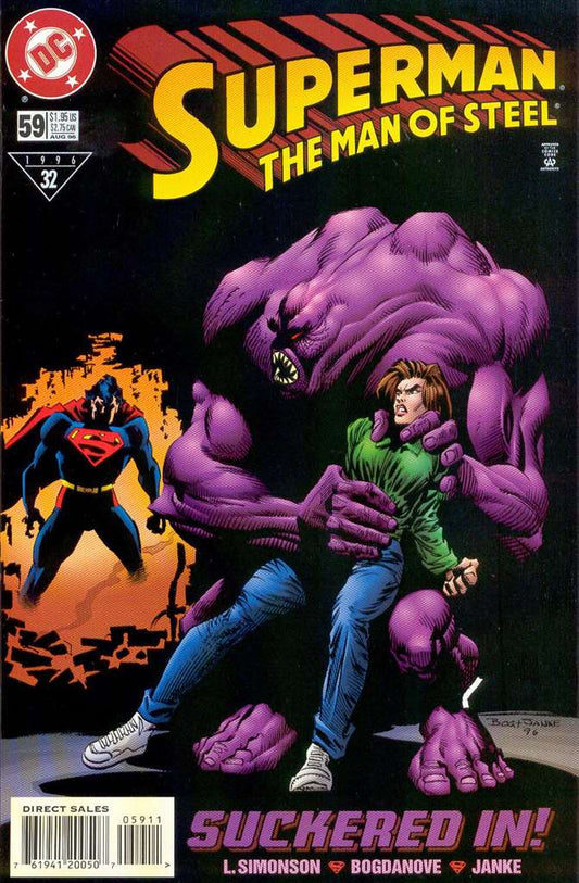 Superman: The Man of Steel #59, Comic Book, Back Issue, buy comics online, comic book store guelph, online comic book store, local comic shop, Long Box Silver's Comics