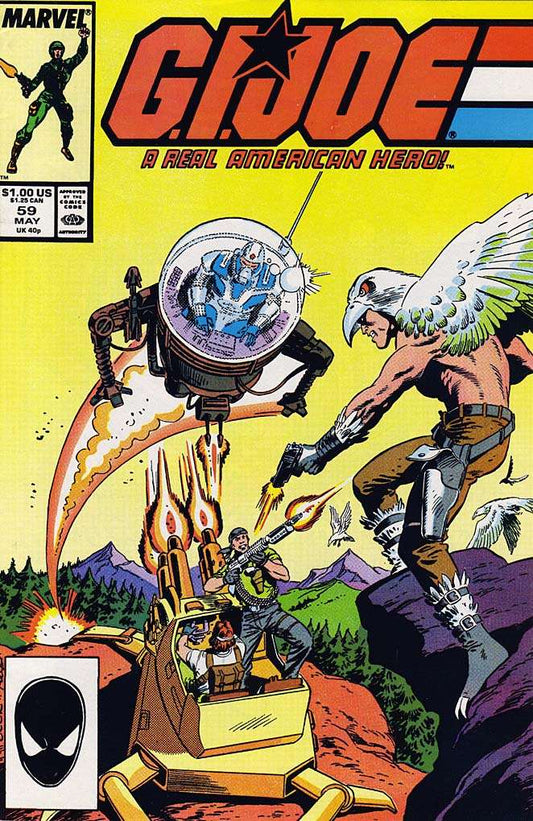 G.I. Joe, a Real American Hero #59, Comic Book, Back Issue, buy comics online, comic book store guelph, online comic book store, local comic shop, Long Box Silver's Comics