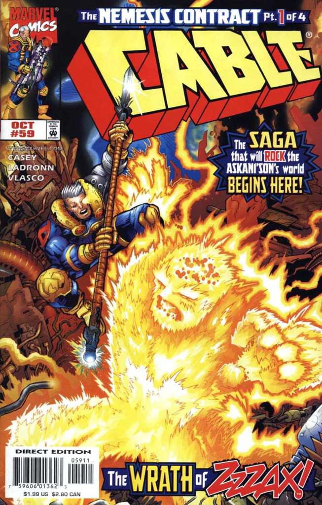 Cable #59 (VF-NM), Comic Book, buy comic books online, online comic book store canada, sell comic books, online, comic websites, comic store,  vintige comic books, comic book store guelph, comic book store,  Long Box Silver's Comics 