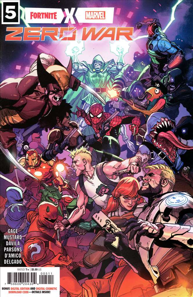 Fortnite X Marvel: Zero War #5, Comic Book, Back Issue, buy comic books online, order comics online, marvel comics, sell comic books, online, comic websites, comic store,  vintige comic books, comic book store guelph, comic book store, comic book store near me, Long Box Silver's Comic Book Store
