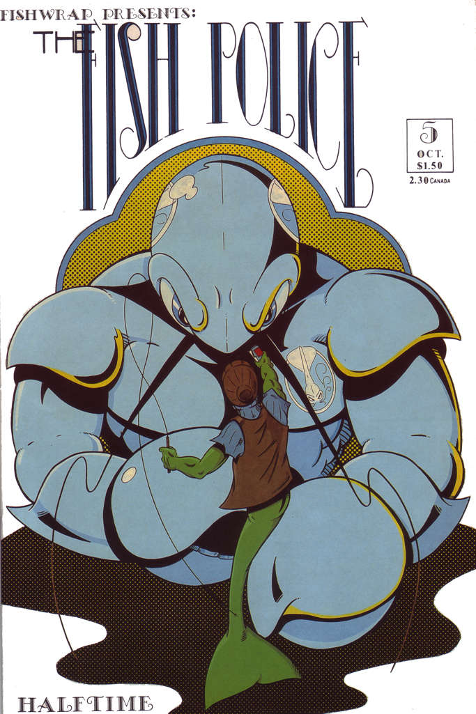 Fish Police (Vol. 1) #5 (VF), Comic Book, Back Issue, buy comic books online, online comic book store canada, sell comic books, online, comic websites, comic store,  vintige comic books, comic book store guelph, comic book store, comic book store near me, Long Box Silver's Comics 