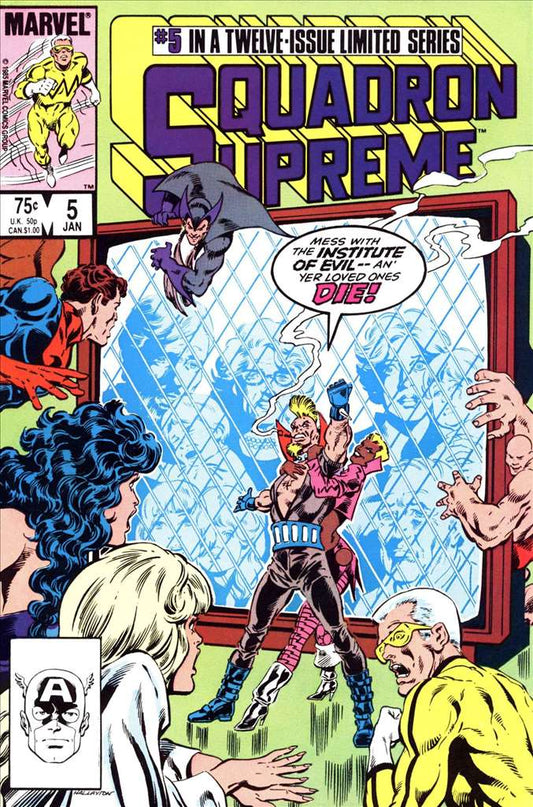 Squadron Supreme #5, Comic Book, Back Issue, buy comics online, comic book store guelph, online comic book store, local comic shop, Long Box Silver's Comics