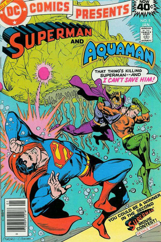 DC Comics Presents #5, Comic Book, Back Issue, buy comic books online, order comics online, marvel comics, sell comic books, online, comic websites, comic store,  vintige comic books, comic book store guelph, comic book store, comic book store near me, Long Box Silver's Comic Book Store