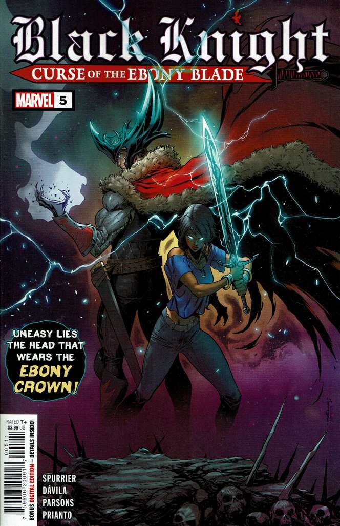 Black Knight: Curse of the Ebony Blade (Full Mini-Series Set #1-5) #1-5 (VF-NM)