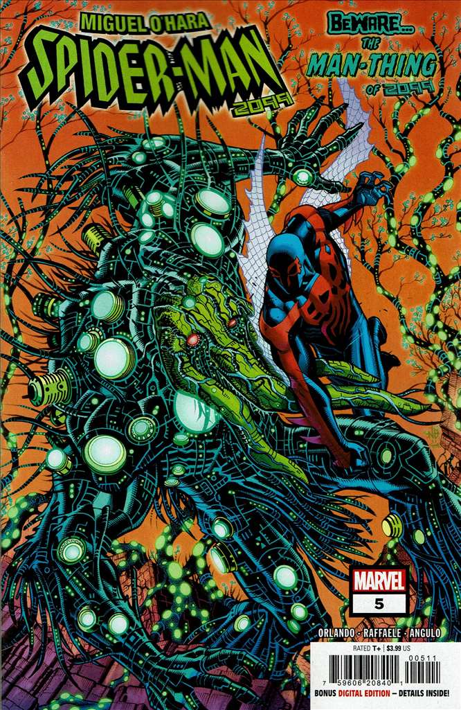Miguel O’Hara—Spider-Man: 2099 #5, Comic Book, Back Issue, buy comic books online, order comics online, marvel comics, sell comic books, online, comic websites, comic store,  vintige comic books, comic book store guelph, comic book store, comic book store near me, Long Box Silver's Comic Book Store