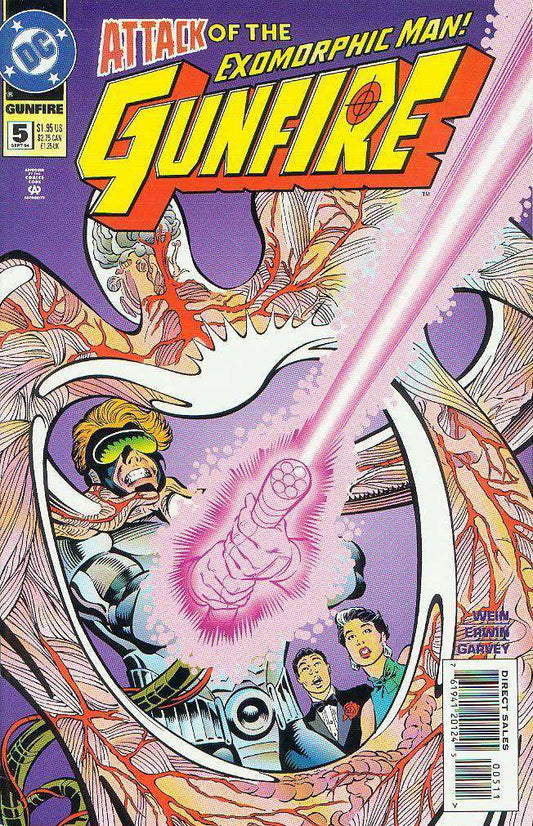 Gunfire #5, Comic Book, Back Issue, buy comic books online, order comics online, marvel comics, sell comic books, online, comic websites, comic store,  vintige comic books, comic book store guelph, comic book store, comic book store near me, Long Box Silver's Comic Book Store