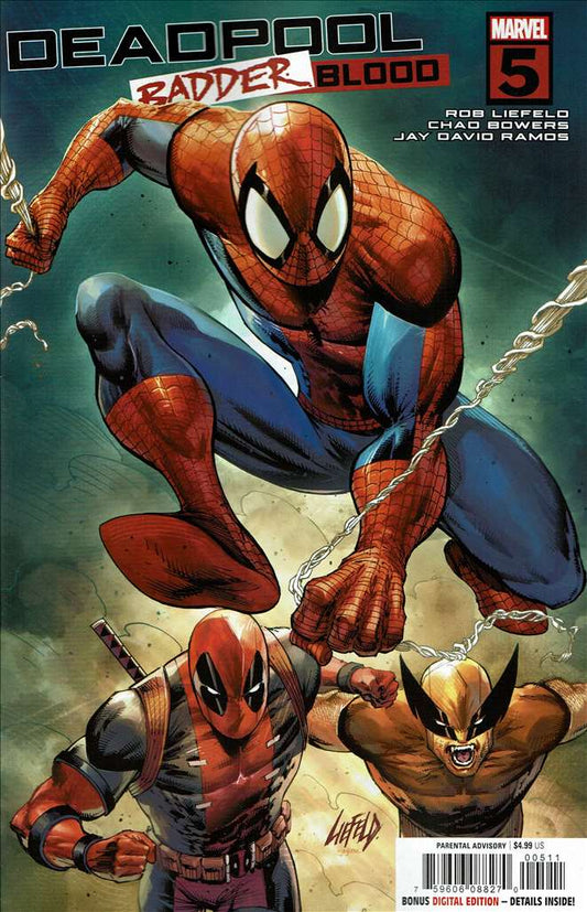 Deadpool: Badder Blood #5, Comic Book, Back Issue, buy comic books online, order comics online, marvel comics, sell comic books, online, comic websites, comic store,  vintige comic books, comic book store guelph, comic book store, comic book store near me, Long Box Silver's Comic Book Store