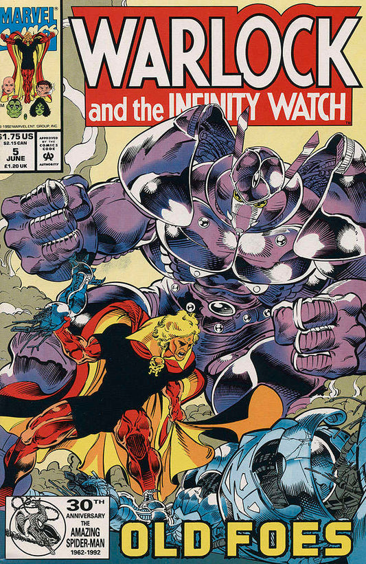 Warlock and the Infinity Watch #5 (VF-NM), Comic Book, Back Issue, buy comic books online, online comic book store canada, sell comic books, online, comic websites, comic store,  vintige comic books, comic book store guelph, comic book store, comic book store near me, Long Box Silver's Comics 