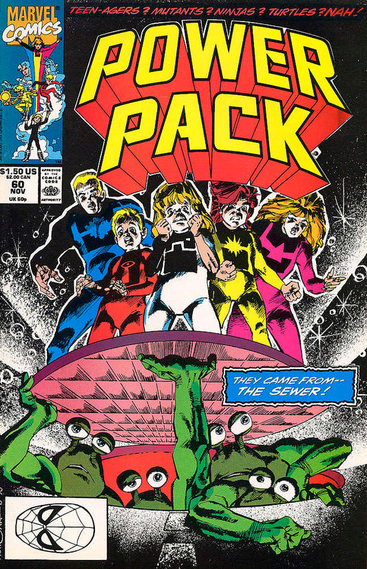 Power Pack #60 (VF-NM), Comic Book, Back Issue, buy comic books online, online comic book store canada, sell comic books, online, comic websites, comic store,  vintige comic books, comic book store guelph, comic book store, comic book store near me, Long Box Silver's Comics 