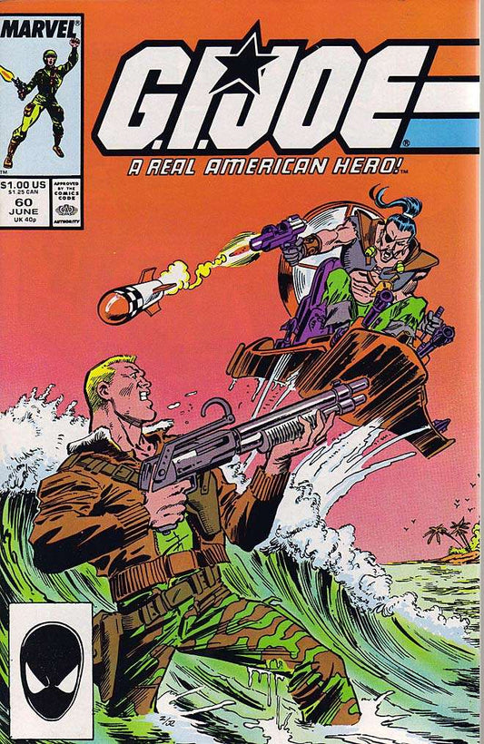 G.I. Joe, a Real American Hero #60, Comic Book, Back Issue, buy comics online, comic book store guelph, online comic book store, local comic shop, Long Box Silver's Comics