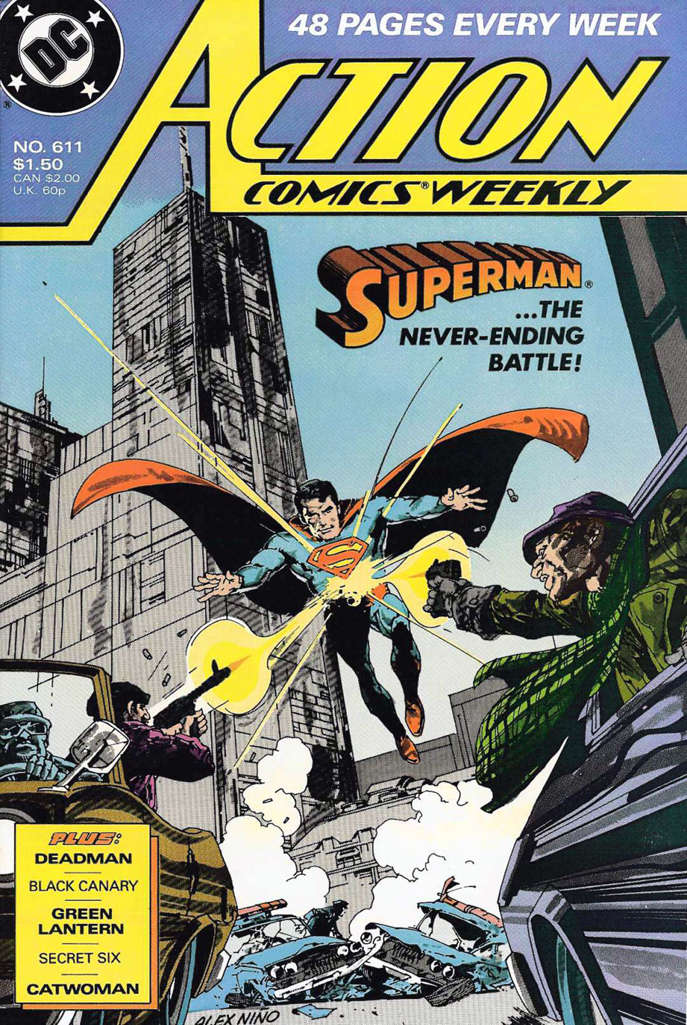 Action Comics #611 (VF), Comic Book, Back Issue, buy comic books online, online comic book store canada, sell comic books, online, comic websites, comic store,  vintige comic books, comic book store guelph, comic book store, comic book store near me, Long Box Silver's Comics 