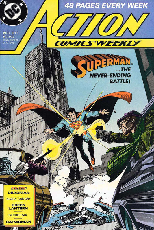 Action Comics #611 (VF), Comic Book, Back Issue, buy comic books online, online comic book store canada, sell comic books, online, comic websites, comic store,  vintige comic books, comic book store guelph, comic book store, comic book store near me, Long Box Silver's Comics 