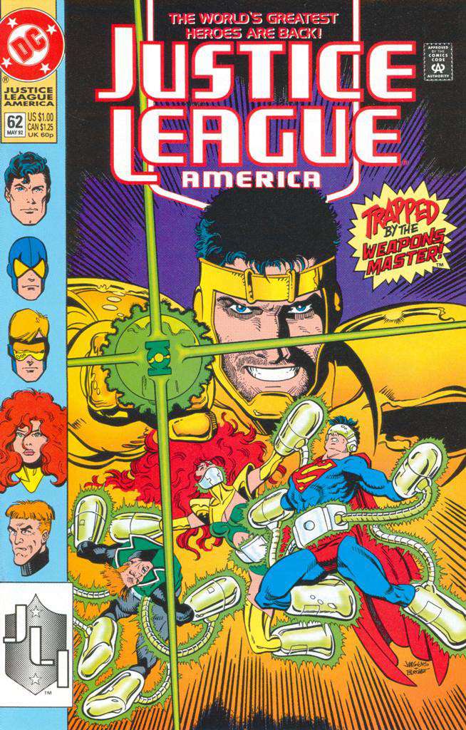 Justice League America #62 (VF-NM), Comic Book, Back Issue, buy comic books online, online comic book store canada, sell comic books, online, comic websites, comic store,  vintige comic books, comic book store guelph, comic book store, comic book store near me, Long Box Silver's Comics 