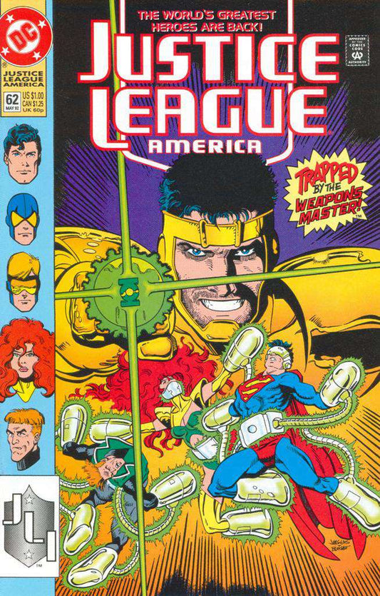 Justice League America #62 (VF-NM), Comic Book, Back Issue, buy comic books online, online comic book store canada, sell comic books, online, comic websites, comic store,  vintige comic books, comic book store guelph, comic book store, comic book store near me, Long Box Silver's Comics 