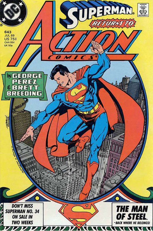 Action Comics #643 (VF), Comic Book, Back Issue, buy comic books online, online comic book store canada, sell comic books, online, comic websites, comic store,  vintige comic books, comic book store guelph, comic book store, comic book store near me, Long Box Silver's Comics 