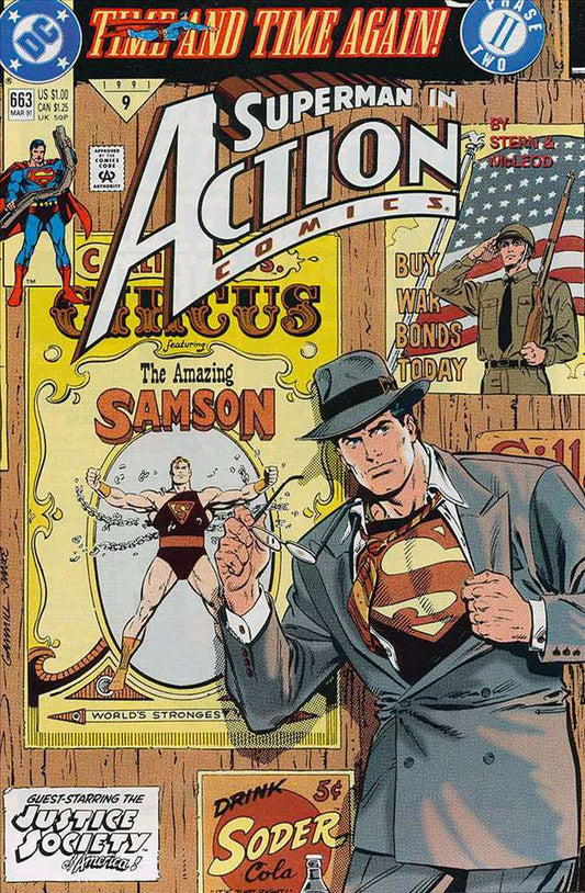 Action Comics #663, Comic Book, Back Issue, buy comics online, comic book store guelph, online comic book store, local comic shop, Long Box Silver's Comics