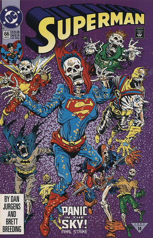 Superman (2nd Series) #66, DC Comics, Comic Book, Back Issue, buy comics online, comic book store guelph, online comic book store, local comic shop, Long Box Silver's Comics