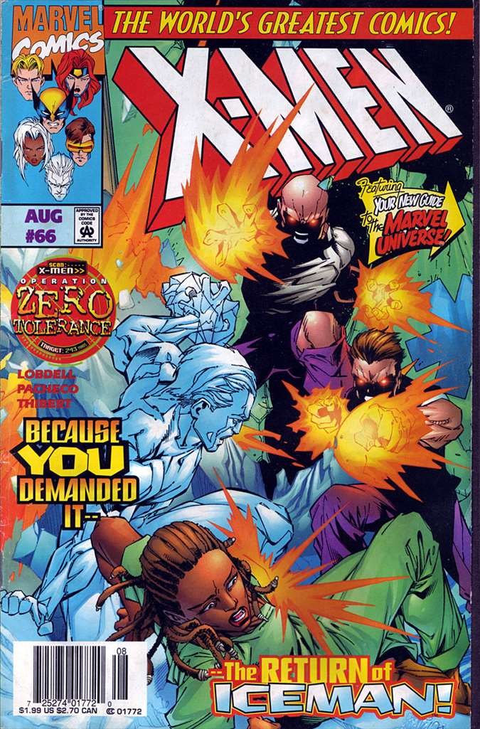 X-Men (2nd Series) #66, Comic Book, Back Issue, buy comics online, comic book store guelph, online comic book store, local comic shop, Long Box Silver's Comics