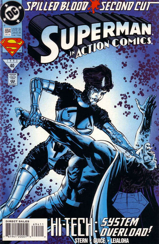 Action Comics #694 (VF-NM), Comic Book, Back Issue, buy comic books online, online comic book store canada, sell comic books, online, comic websites, comic store,  vintige comic books, comic book store guelph, comic book store, comic book store near me, Long Box Silver's Comics 
