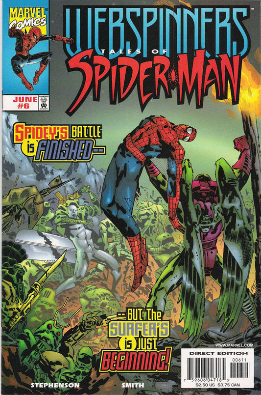 Webspinners: Tales of Spider-Man #6 (VF-NM), Comic Book, Back Issue, buy comic books online, online comic book store canada, sell comic books, online, comic websites, comic store,  vintige comic books, comic book store guelph, comic book store, comic book store near me, Long Box Silver's Comics 