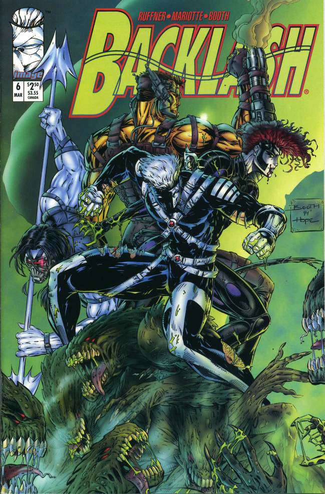 Backlash #6 (VF-NM), Comic Book, Back Issue, buy comic books online, online comic book store canada, sell comic books, online, comic websites, comic store,  vintige comic books, comic book store guelph, comic book store, comic book store near me, Long Box Silver's Comics 