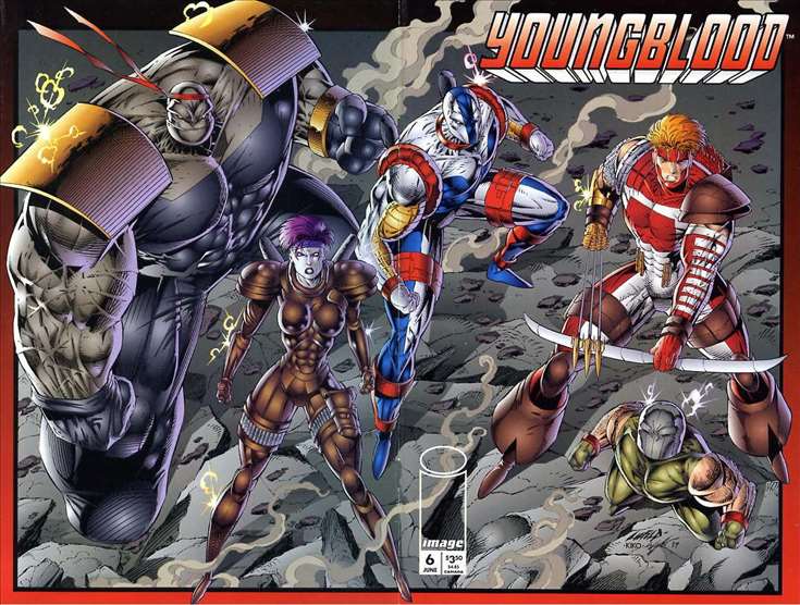 Youngblood #6, Comic Book, Back Issue, buy comic books online, order comics online, marvel comics, sell comic books, online, comic websites, comic store,  vintige comic books, comic book store guelph, comic book store, comic book store near me, Long Box Silver's Comic Book Store