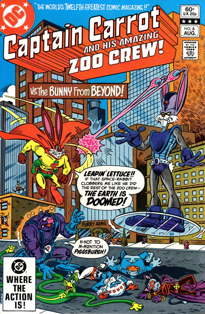 Captain Carrot and His Amazing Zoo Crew #6 (VF-NM), Comic Book, buy comic books online, online comic book store canada, sell comic books, online, comic websites, comic store,  vintige comic books, comic book store guelph, comic book store,  Long Box Silver's Comics 