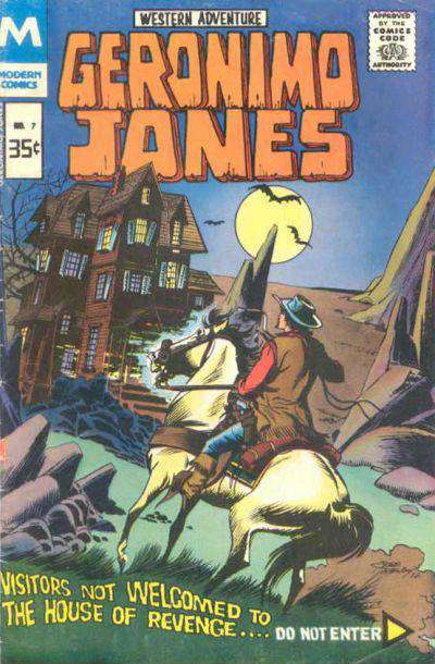 Geronimo Jones #7 (VF), Comic Book, buy comic books online, online comic book store canada, sell comic books, online, comic websites, comic store,  vintige comic books, comic book store guelph, comic book store,  Long Box Silver's Comics 