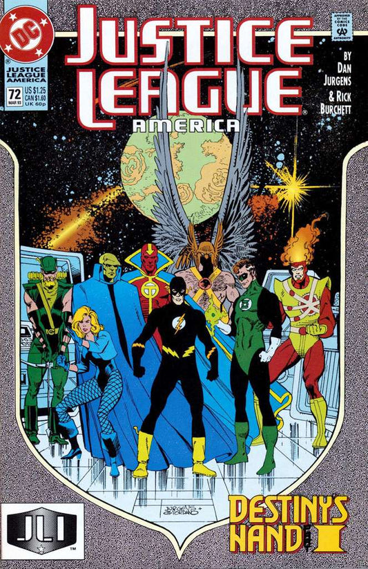 Justice League America #72 (VF-NM), Comic Book, Back Issue, buy comic books online, online comic book store canada, sell comic books, online, comic websites, comic store,  vintige comic books, comic book store guelph, comic book store, comic book store near me, Long Box Silver's Comics 