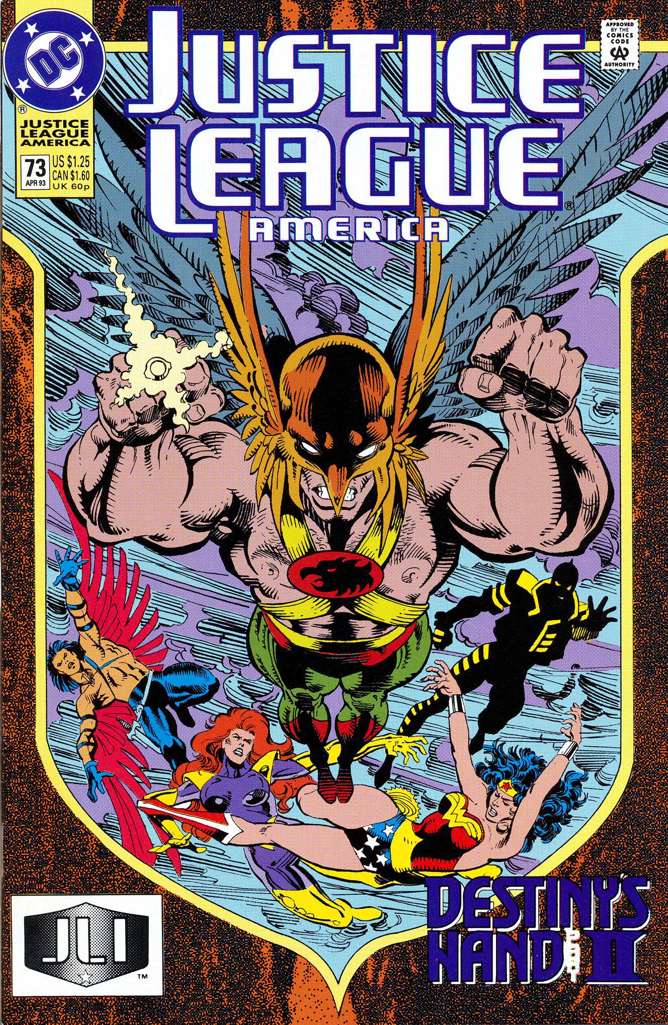 Justice League America #73 (VF-NM), Comic Book, Back Issue, buy comic books online, online comic book store canada, sell comic books, online, comic websites, comic store,  vintige comic books, comic book store guelph, comic book store, comic book store near me, Long Box Silver's Comics 
