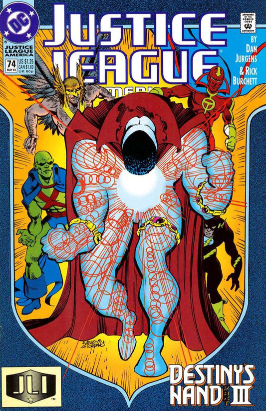Justice League America #74 (VF-NM), Comic Book, Back Issue, buy comic books online, online comic book store canada, sell comic books, online, comic websites, comic store,  vintige comic books, comic book store guelph, comic book store, comic book store near me, Long Box Silver's Comics 