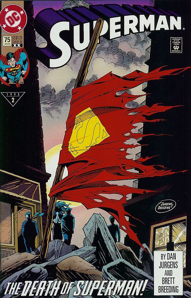 Superman (2nd Series) 2nd Printing #75 (VF-NM), Comic Book, buy comic books online, online comic book store canada, sell comic books, online, comic websites, comic store,  vintige comic books, comic book store guelph, comic book store,  Long Box Silver's Comics 