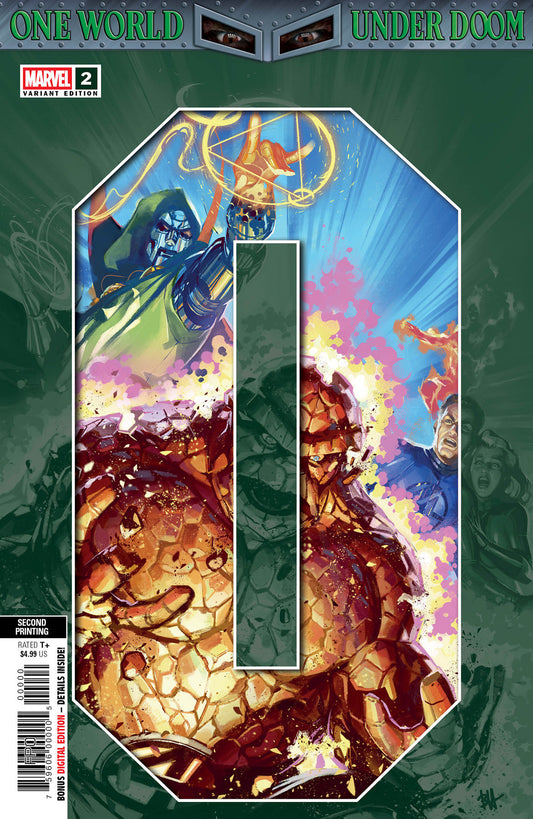 One World Under Doom #2 Ben Harvey 2nd Print Variant (VF/NM)