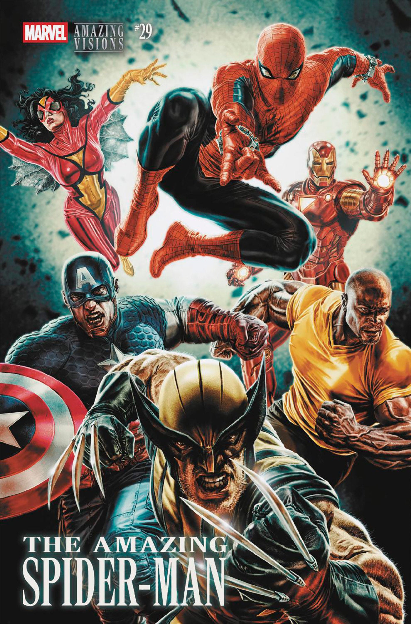 Amazing Spider-Man #29 Lee Bermejo Amazing Visions Variant (VF/NM)