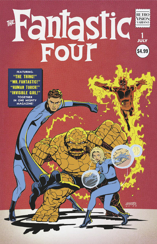 Fantastic Four #1 Leonardo Romero Retrovision Variant (VF/NM)