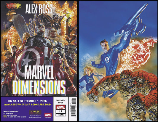 Fantastic Four #12 Alex Ross Marvel Dimensions Variant (VF-NM)