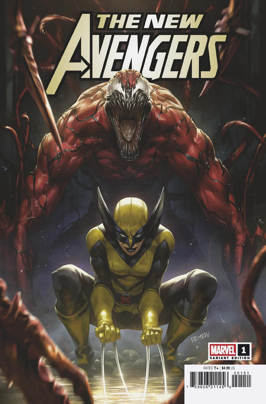 New Avengers #1 Derrick Chew Carnage And Laura Kinney Wolverine Variant B (VF/NM)