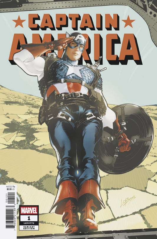 Captain America #1 Pablo Villalobos Variant (VF/NM)