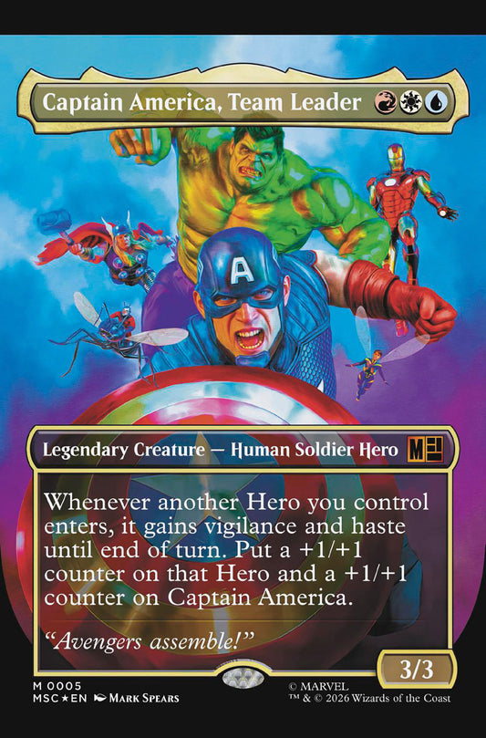 Captain America #12 Classified Artist Magic: The Gathering Variant [Arm] (VF/NM)